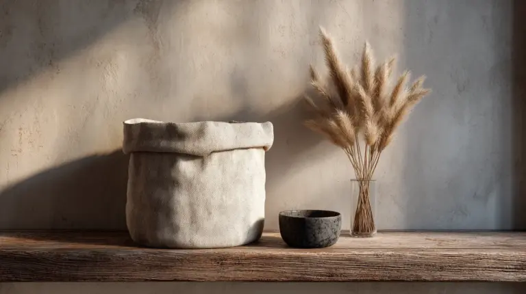 DIY Japandi Fabric Baskets