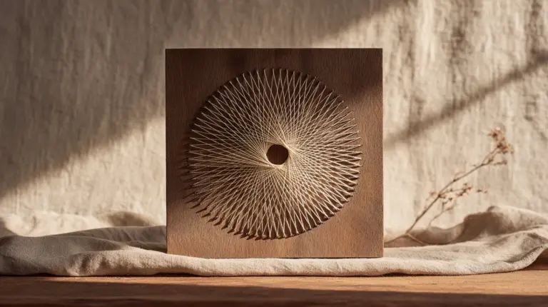 DIY Japandi String Art