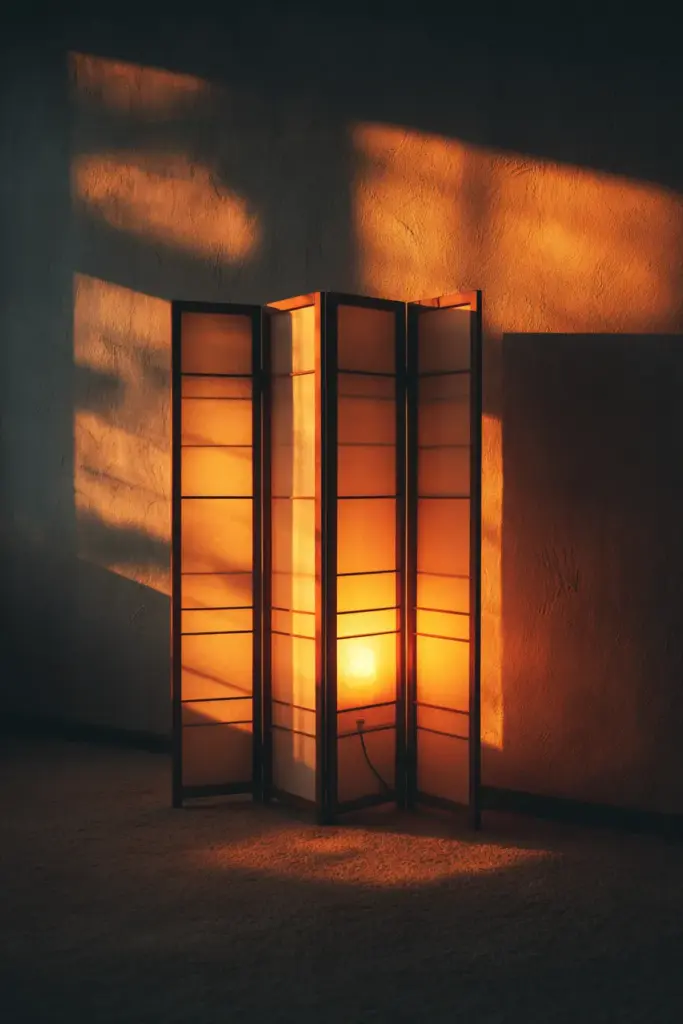 Divider Lighting at Dusk
