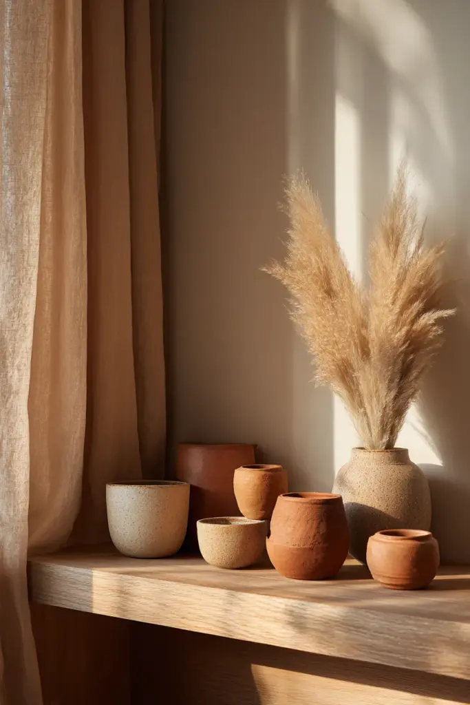 ERYLIN Japandi Pot Collection Styled Corner