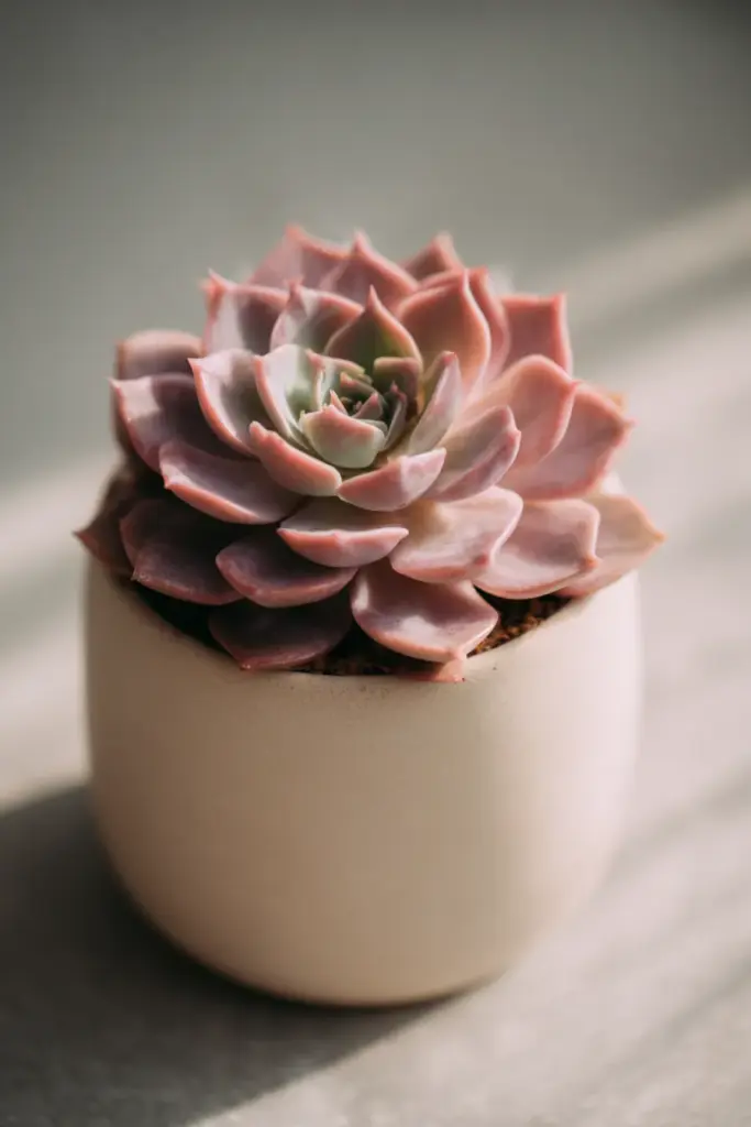 Echeveria Rosette Close-Up