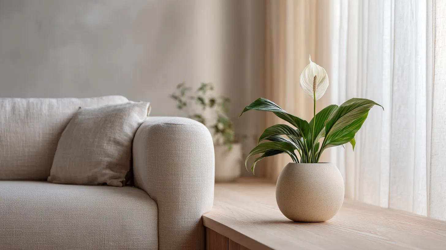 Flowering Japandi Living Room