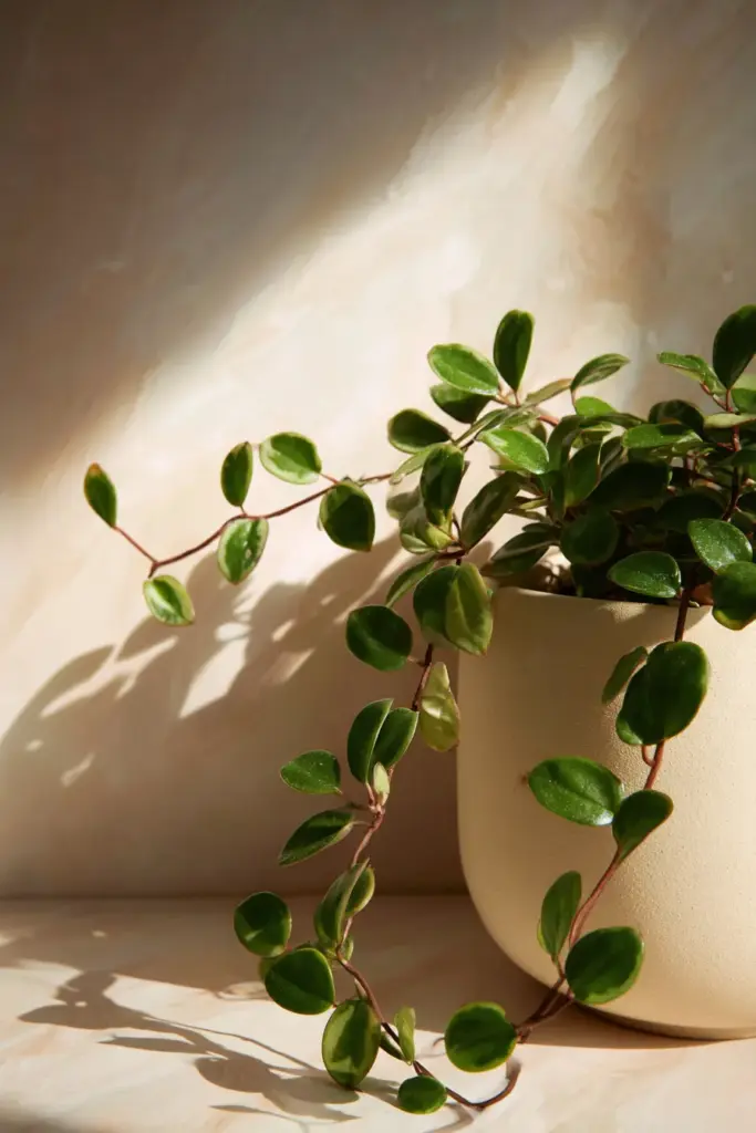 Hoya on Oval Wire Hoop