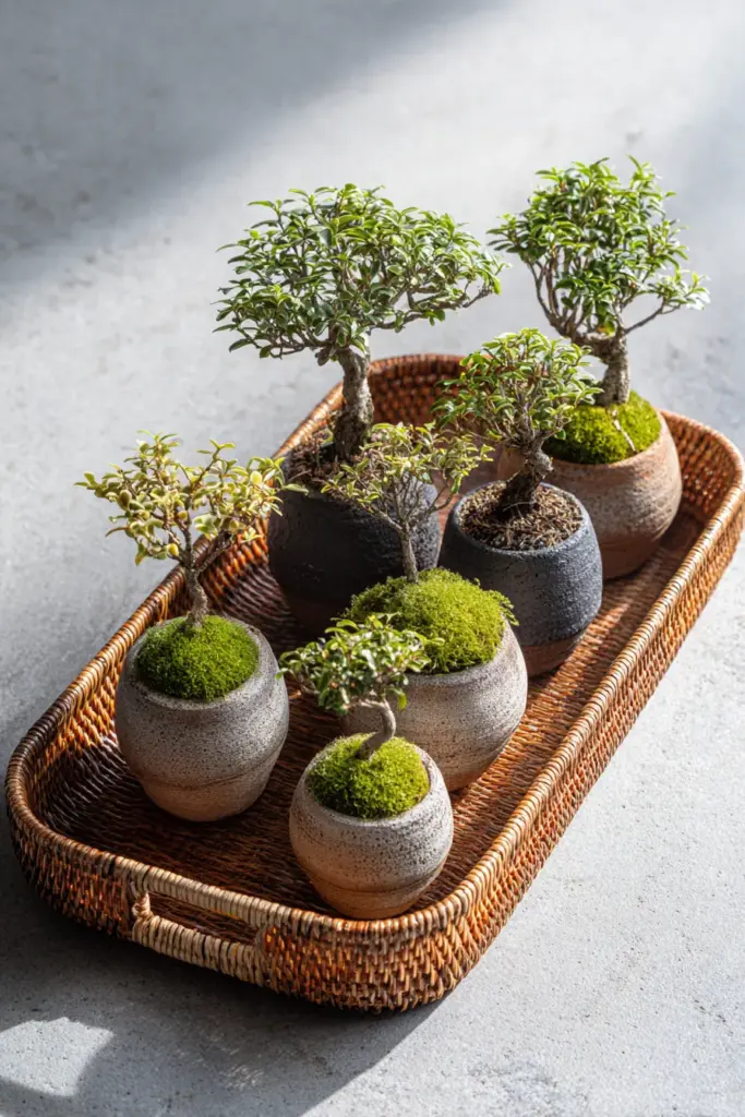 Japandi Bonsai Species Display