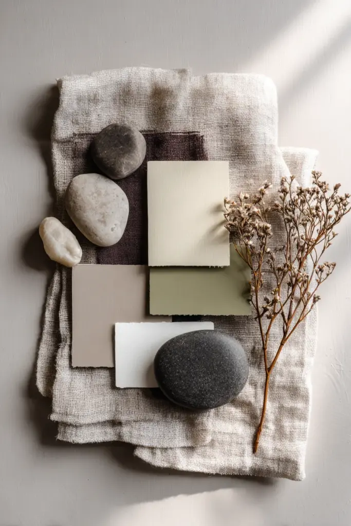 Japandi Color Palette Mood