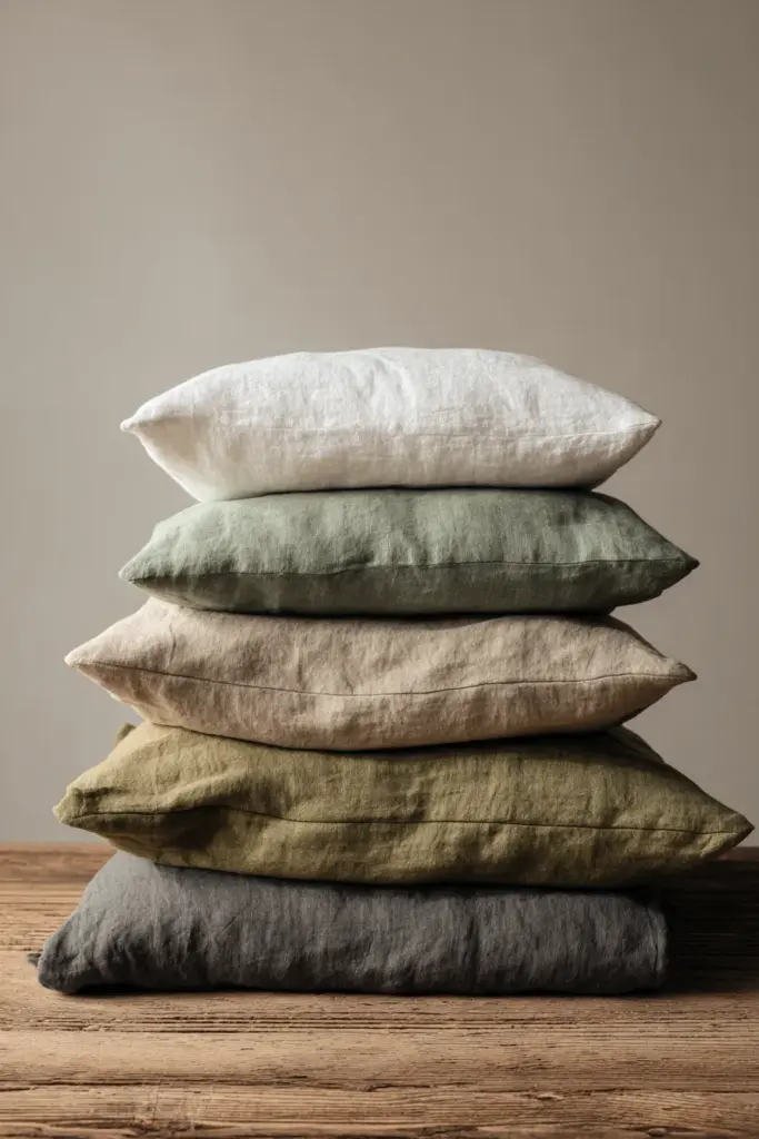 Japandi Color Palette Pillows