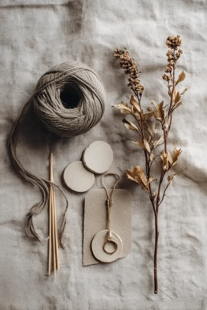 Japandi Garland Materials