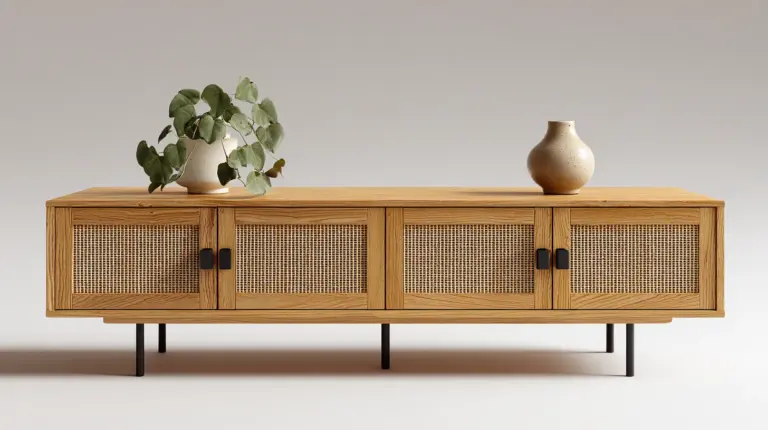 Japandi Media Console