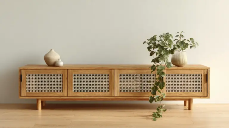 Japandi Media Console