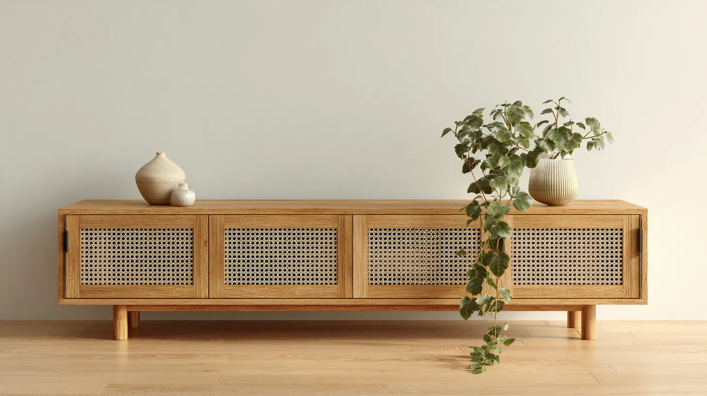 Japandi Media Console