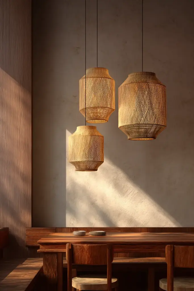 Japandi Pendant Light Cluster