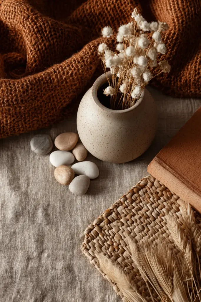 Japandi Plant Styling Flat Lay