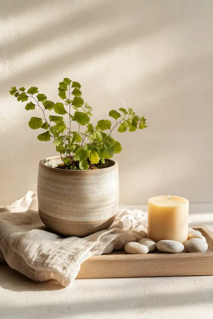 Japandi Plant Vignette Styling
