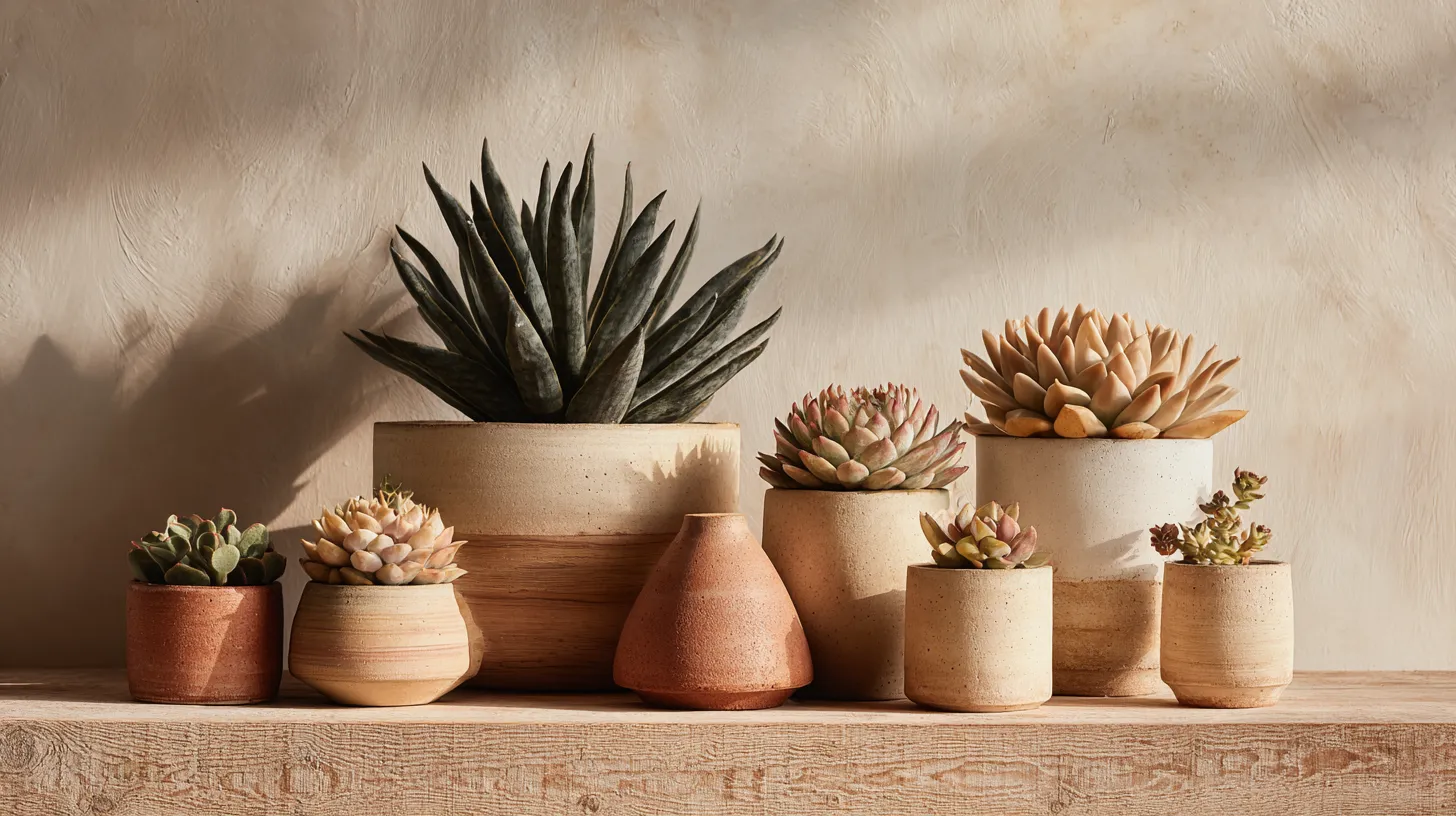 Japandi Succulents Featured Hero