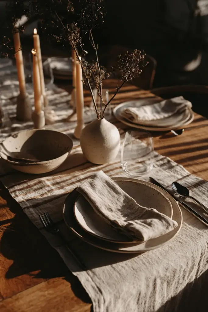 Japandi Table Setting Styling