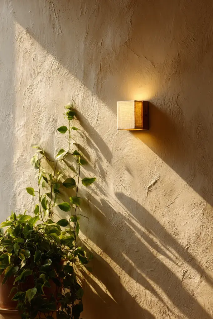 Japandi Wall Sconce Small Space