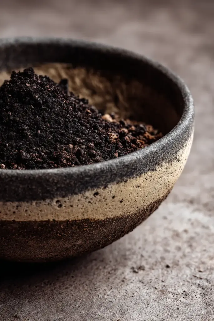 Mineral Soil Mix Close-Up