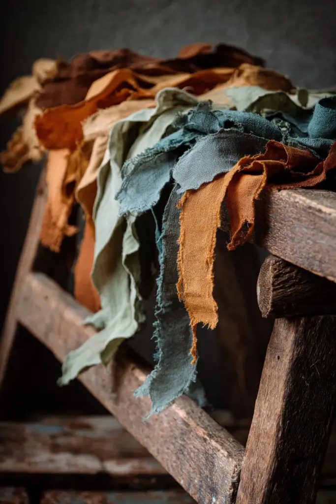 Natural Dye Fabric Strips