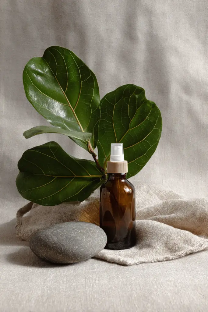 Neem Oil Organic Pest Remedy Setup