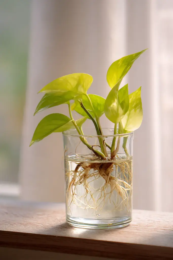 Plant Propagation in Water Glass
