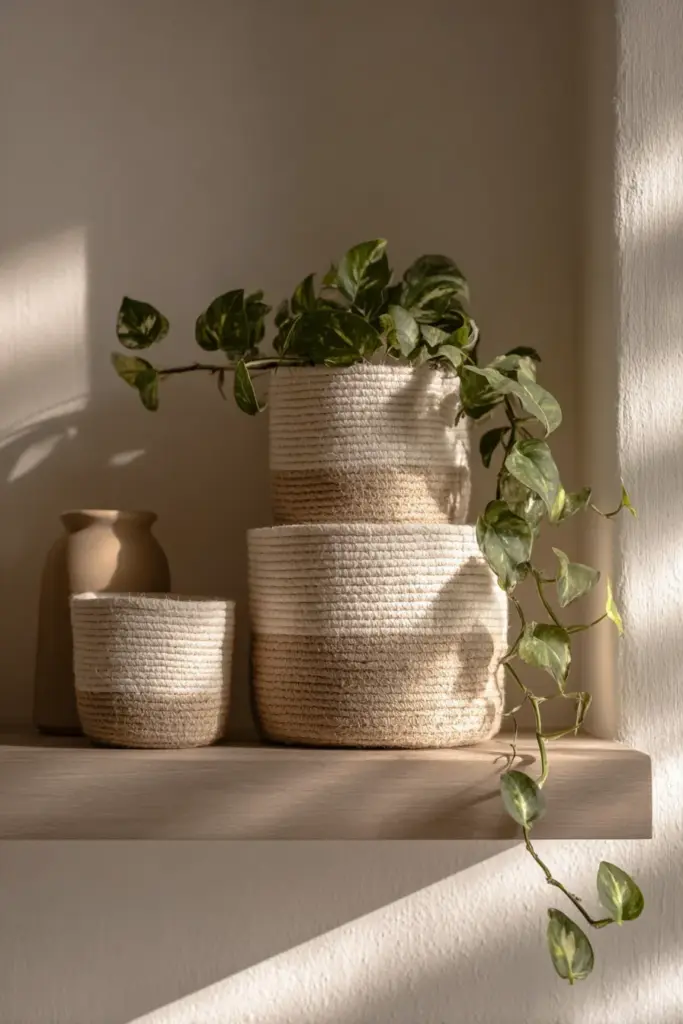 Room Styling – Japandi Shelf Arrangement