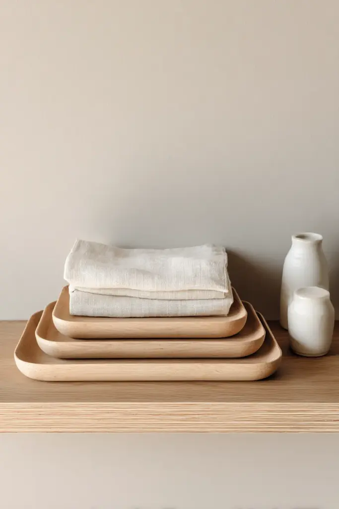 Small Space Japandi Tray Styling