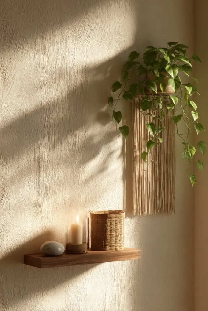 Styled Japandi Wall Vignette