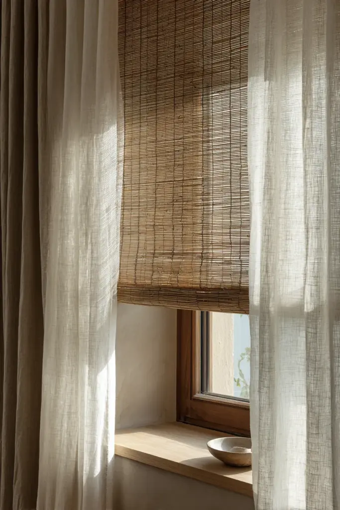Three-Layer Japandi Window Stack