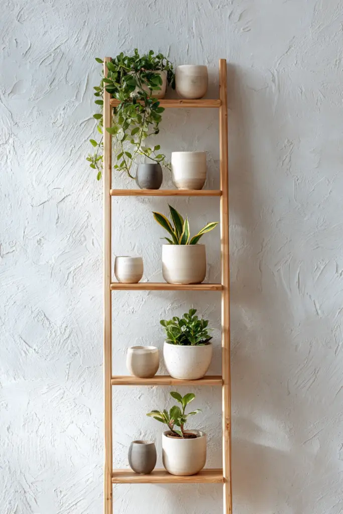 Vertical Plant Shelf Small Space
