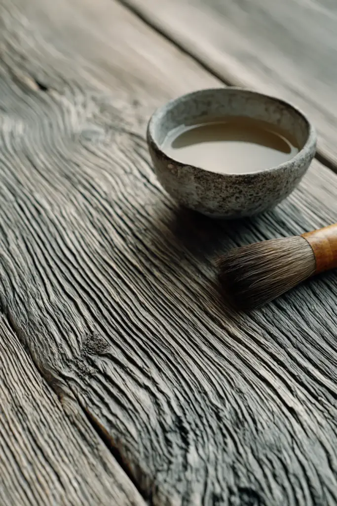 Vinegar Wabi-Sabi Wood Aging