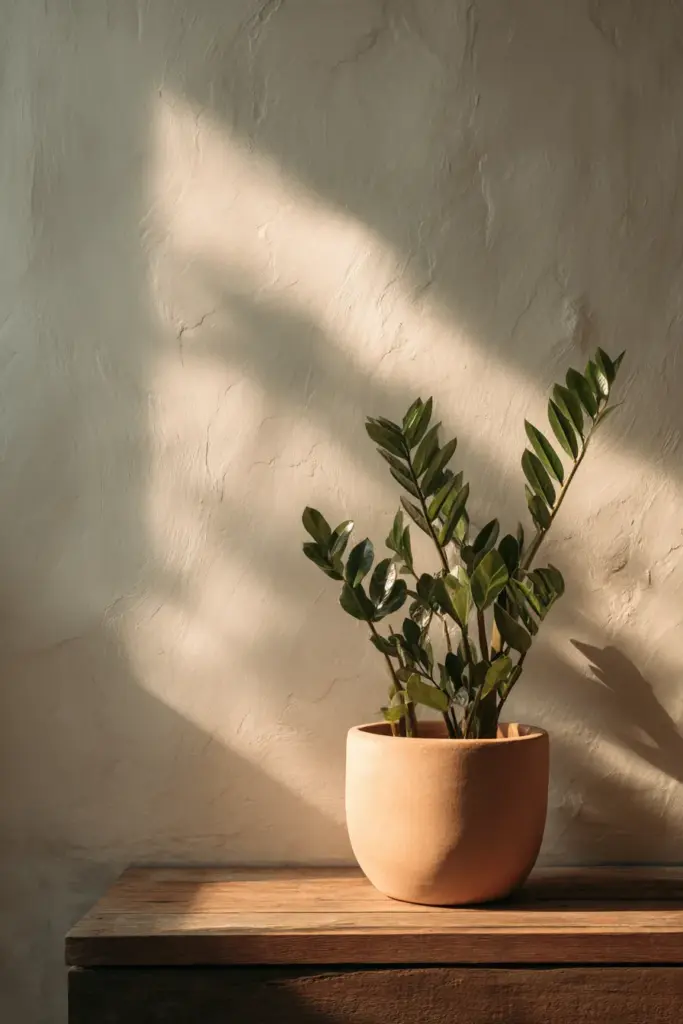 ZZ Plant in Japandi Corner
