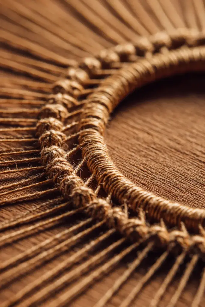 Zen Circle Pattern Close-Up