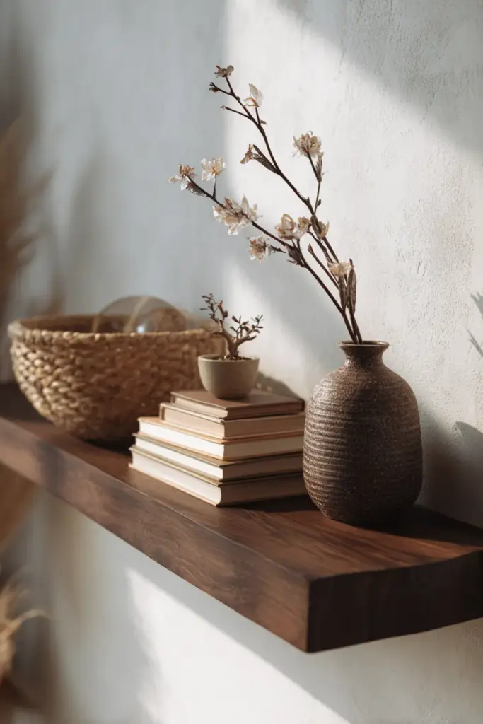 Affordable Japandi Shelfie