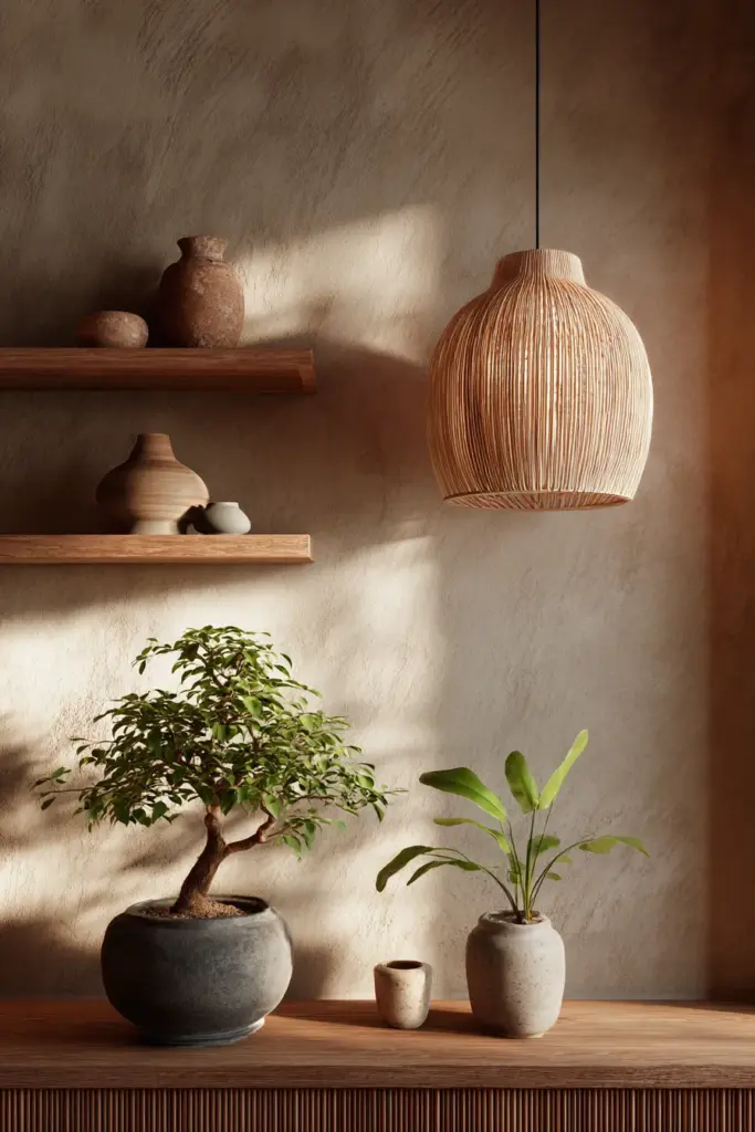 Biophilic Japandi Corner