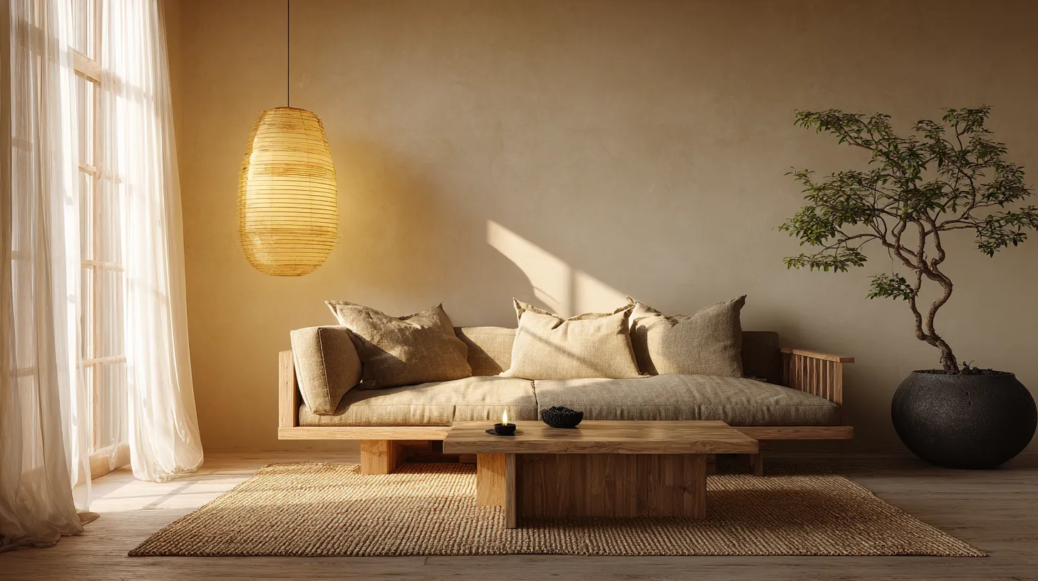 Cozy Japandi Living Room
