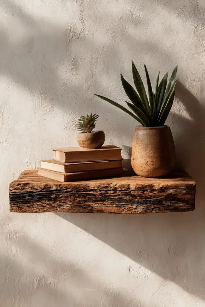 DIY Upcycled Japandi Shelf