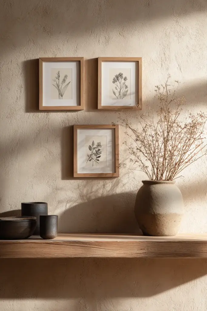 Ink Wash Botanical Wall