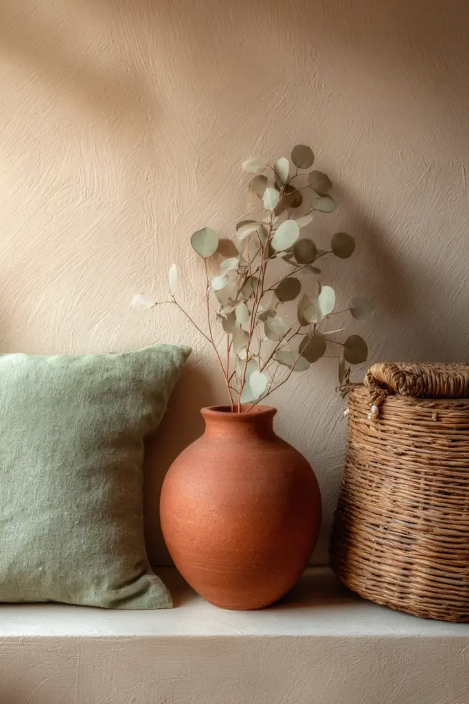 Japandi Accent Color — Terracotta and Sage