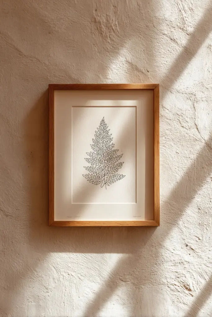 Japandi Botanical Line Drawing Print