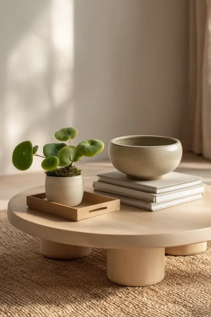Japandi Coffee Table Styling