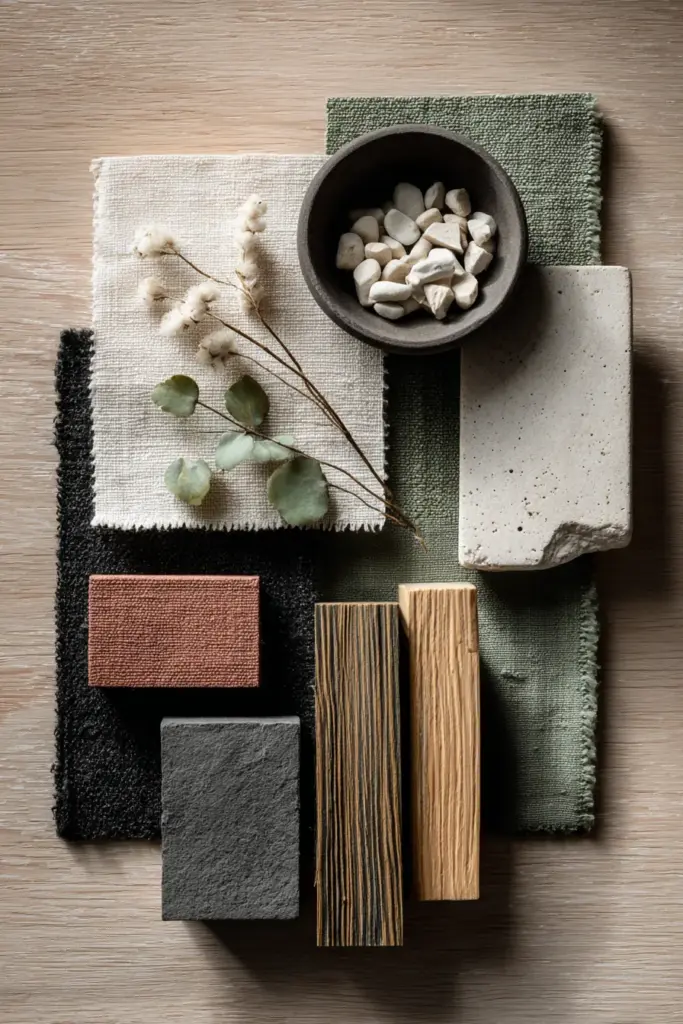 Japandi Color Palette Mood