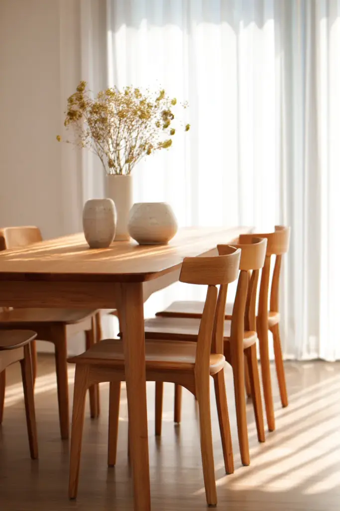 Japandi Dining Simplicity
