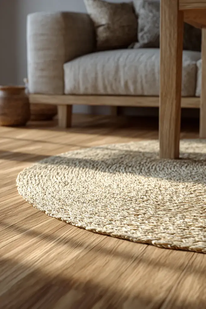 Japandi Flooring and Rug