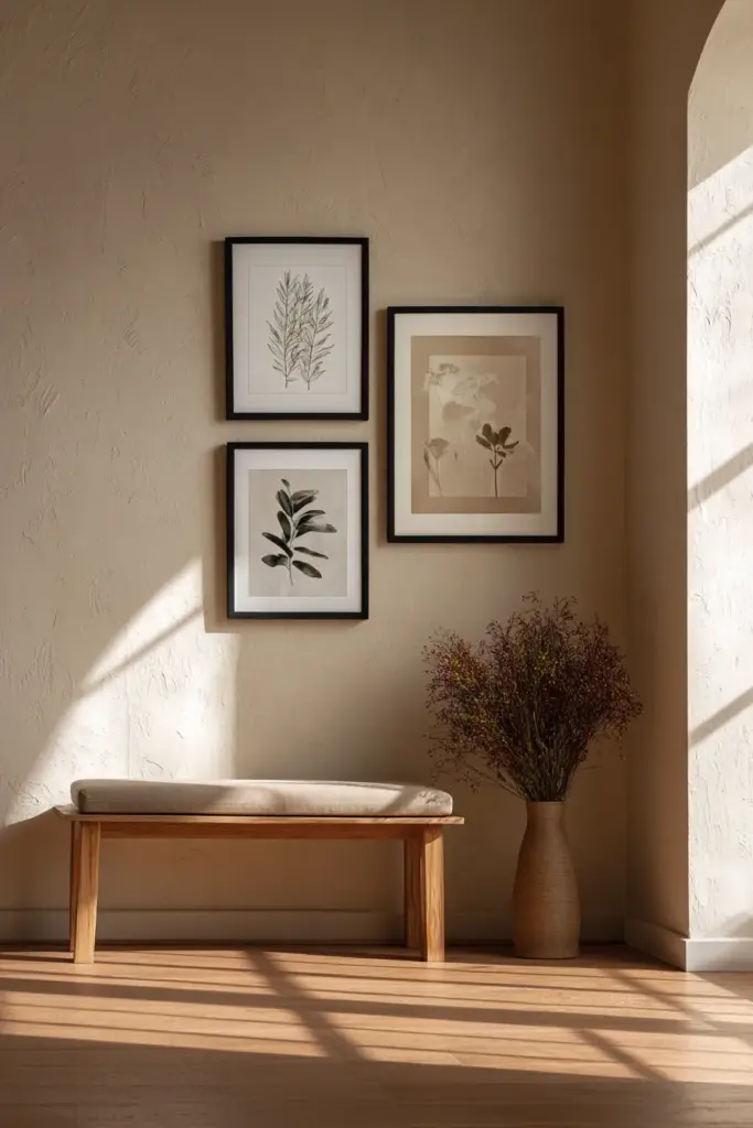 Japandi Gallery Wall Arrangement