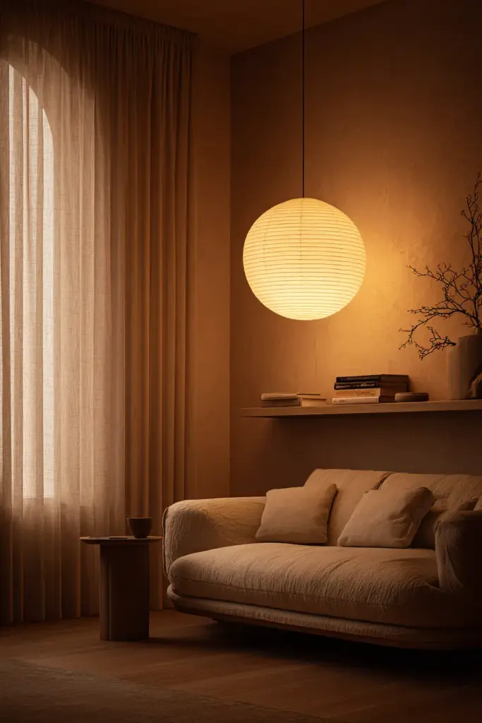 Japandi Lighting Layers