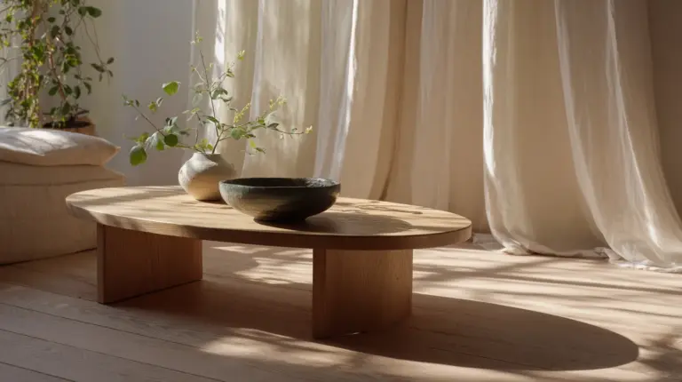 Japandi Living Room Coffee Table