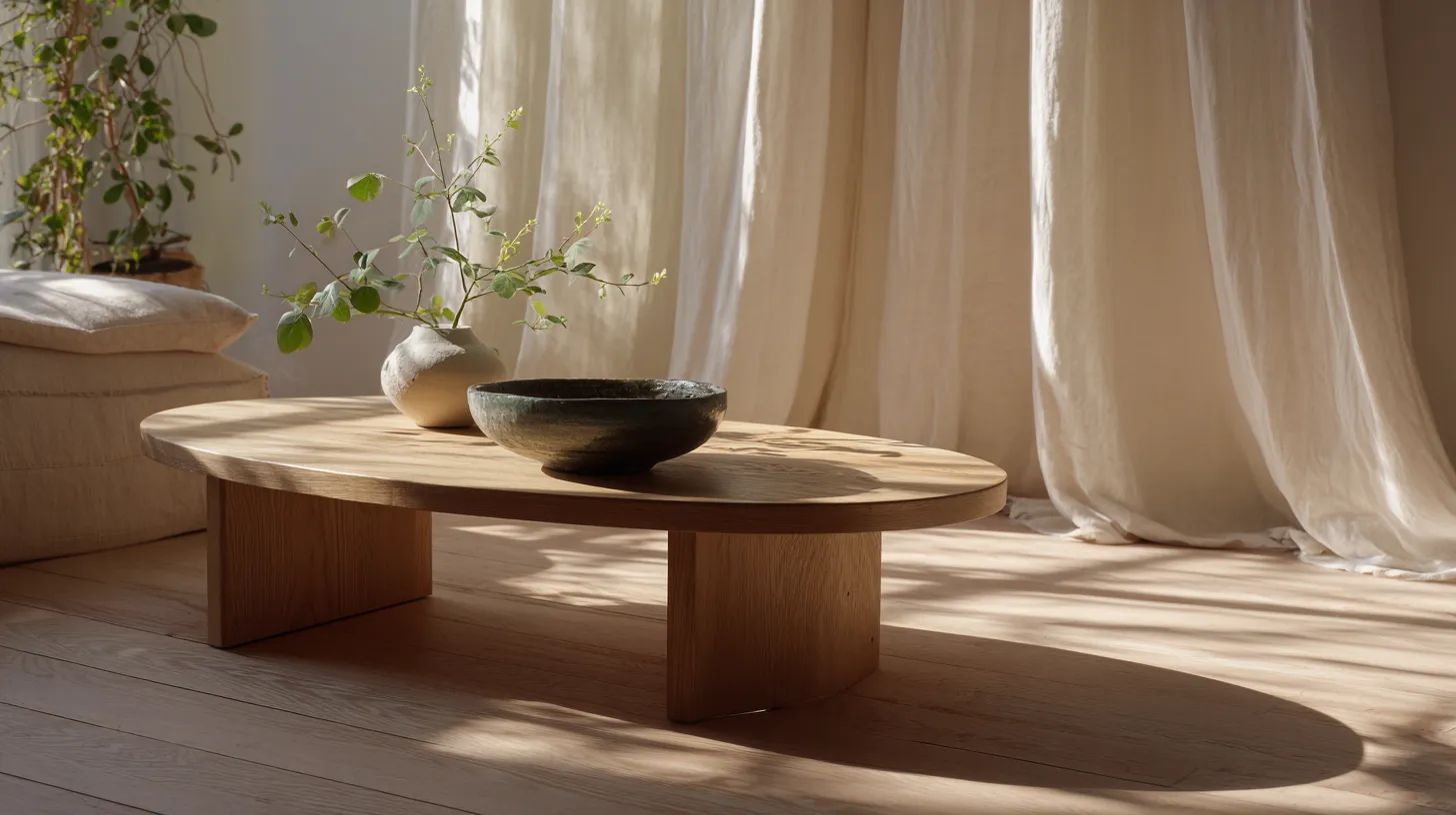 Japandi Living Room Coffee Table