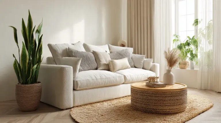 Japandi Living Room Layout