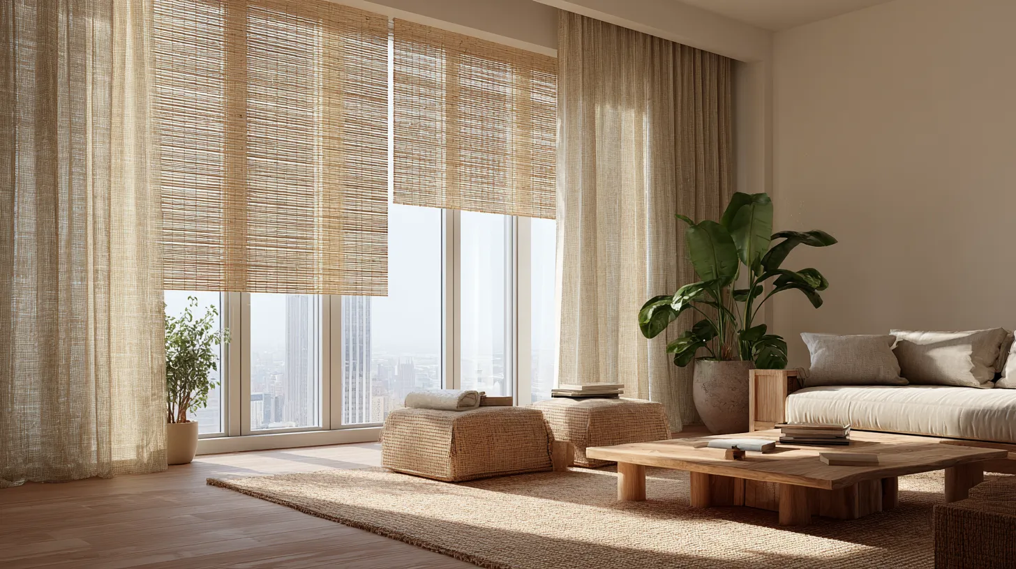 Japandi Living Room Window