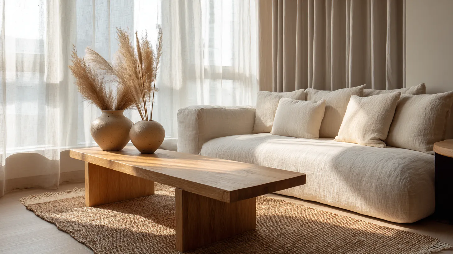 Japandi Living Room for Renters — Serene Rental Styling